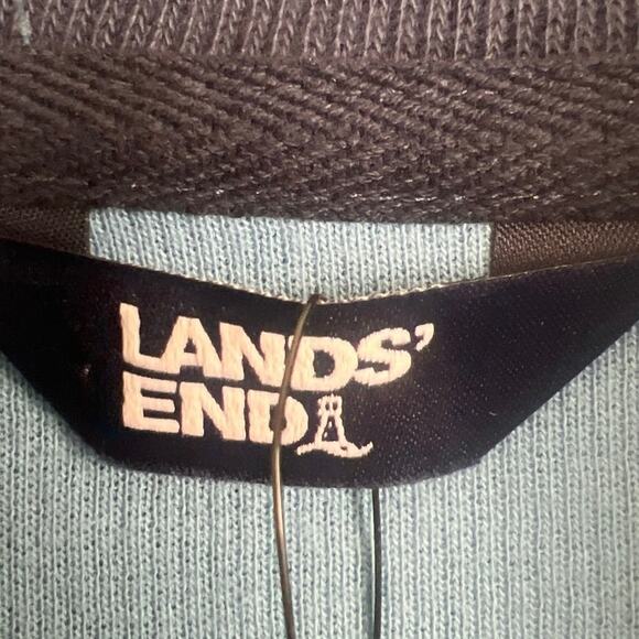 Lands End Sweater men’s size XL NWT quarters zip pullover cotton/polyester blend - Picture 5 of 7